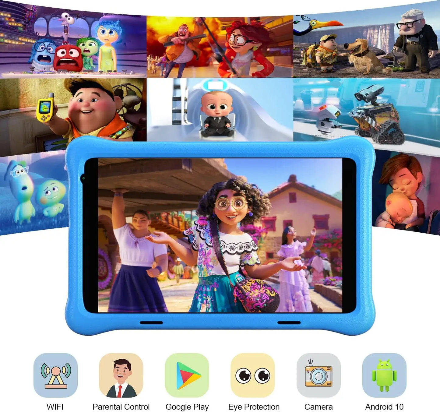 Kid Tablet Android11 Learning Quad Eye Protection