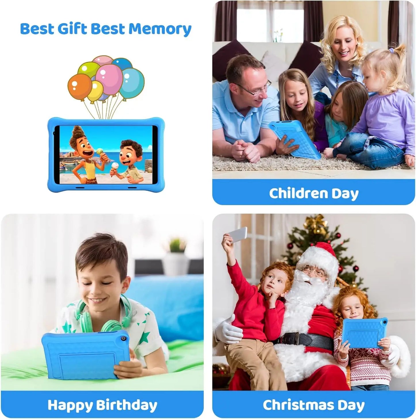 Kid Tablet Android11 Learning Quad Eye Protection