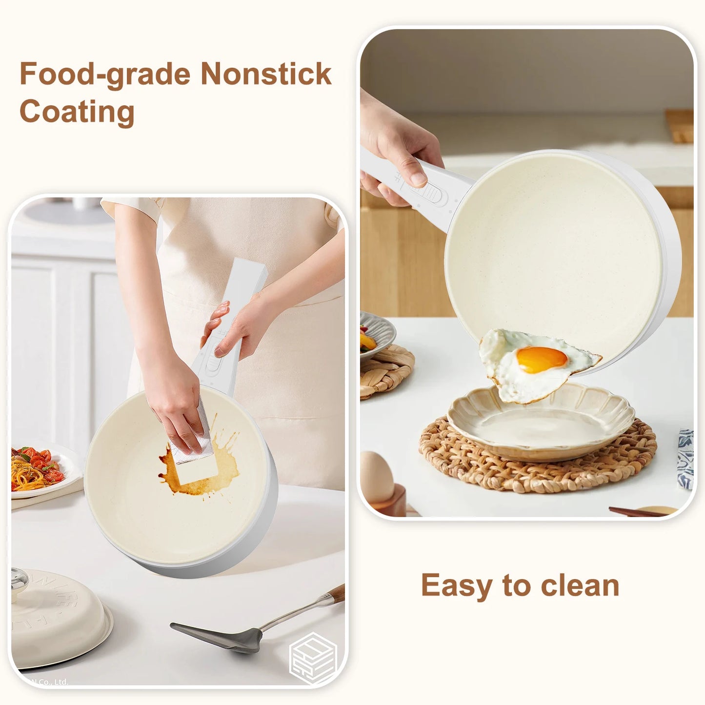 Hot Pot Electric Steamer, Non-Stick Steak, Soup