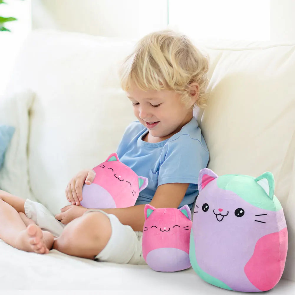 Plush Cat Toy, Stuffed Animal Hugging Pillow,