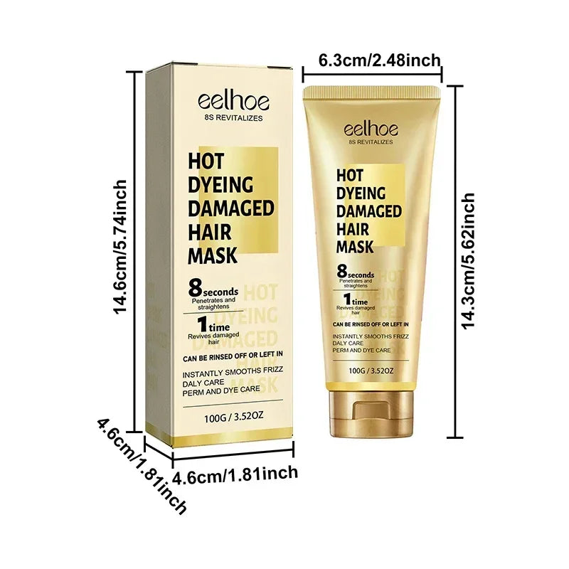 Keratin Hair Mask Repairing Frizz Dry Hair