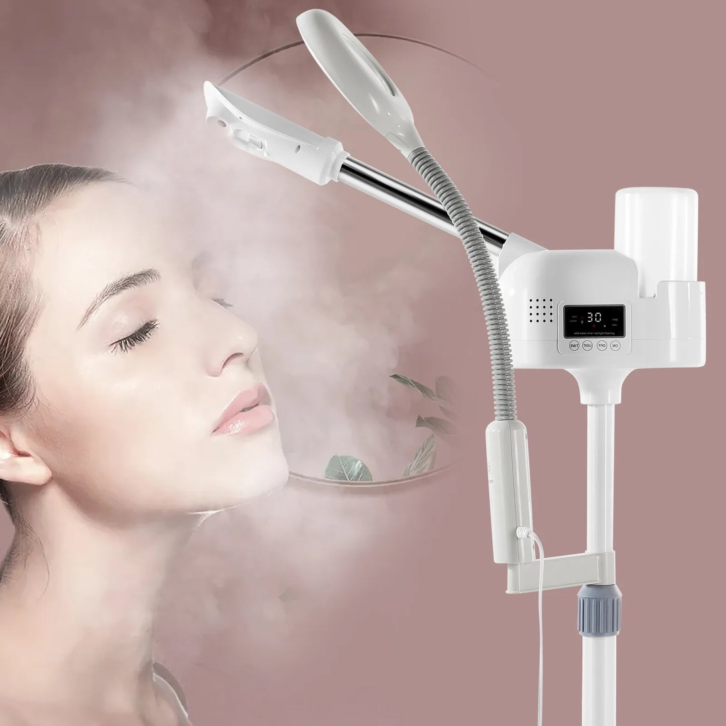 Hot Facial Steamer Magnifying Lamp Skin Care