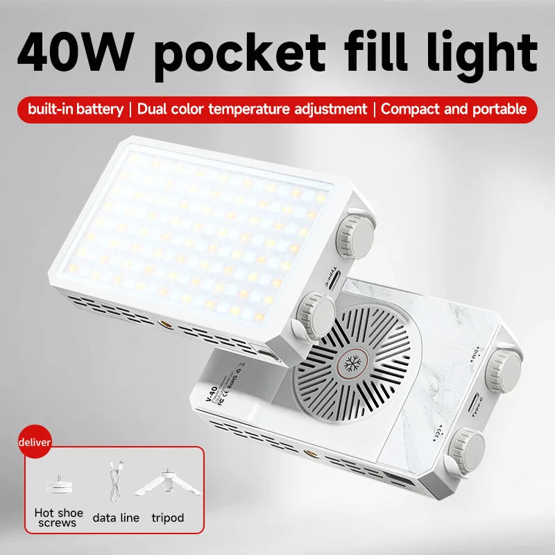 Photography Lighting Rechargeable Portable Panel Video Light