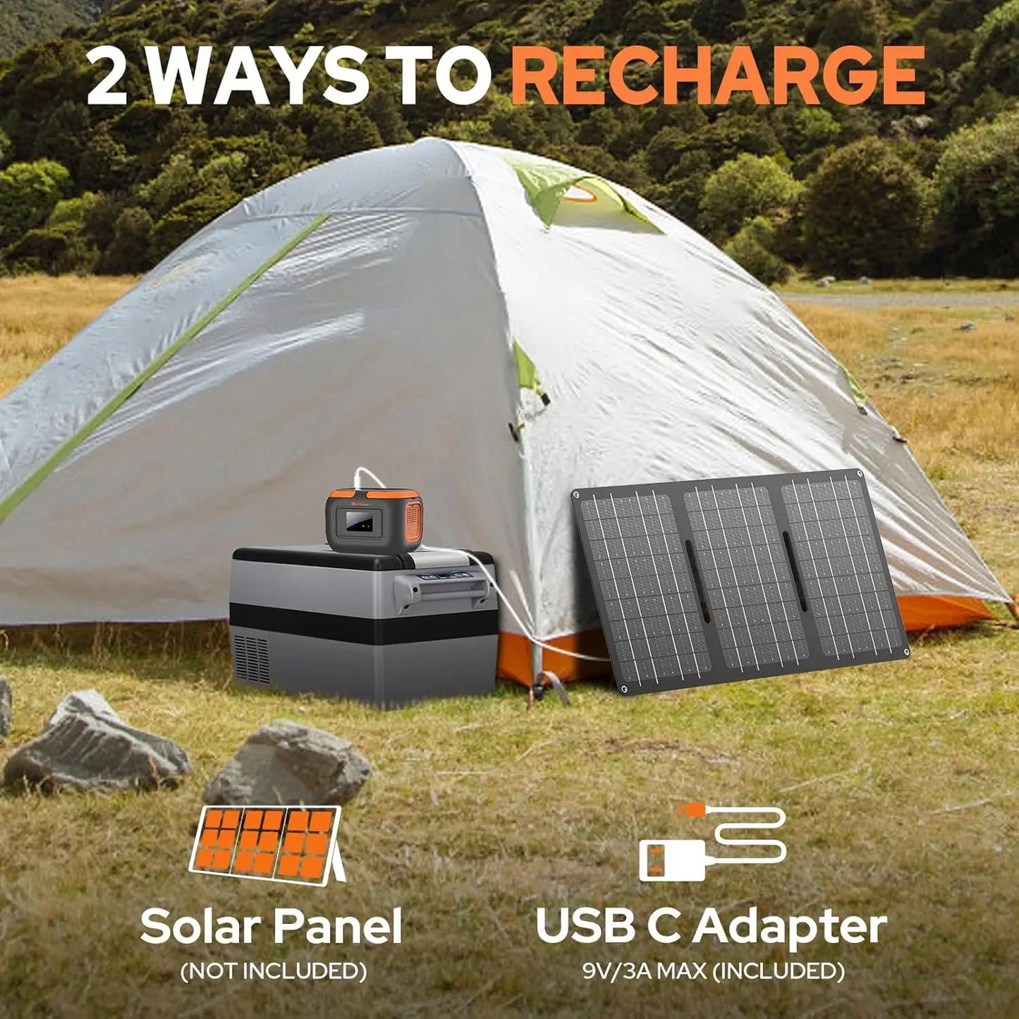 Portable Power Station Bank Outdoor Camping Van