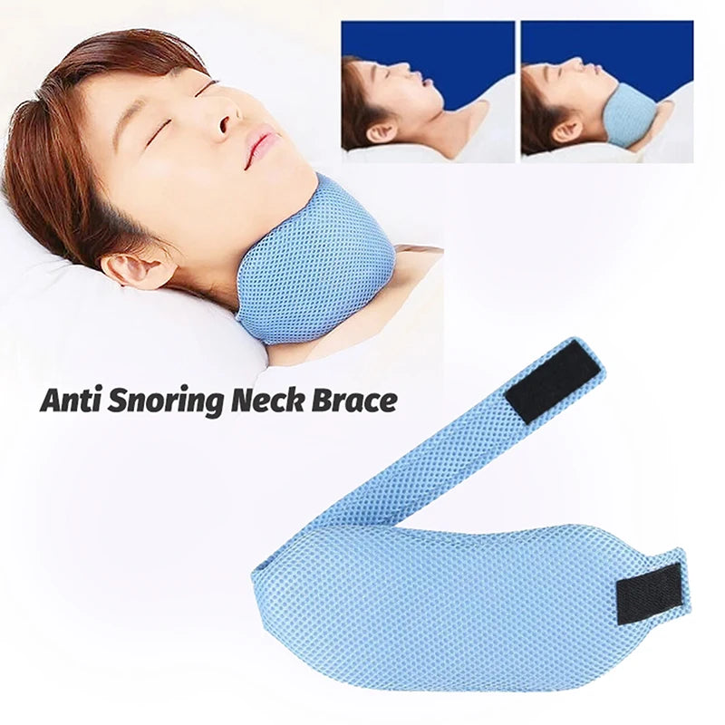 Anti - Snoring Neck Brace Chin Support Sleeping Aid