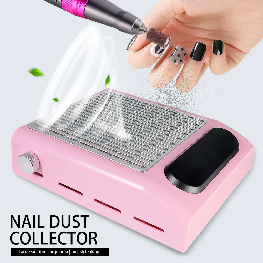 Nail Dust Compact Vacuum Reusable Filter Manicure