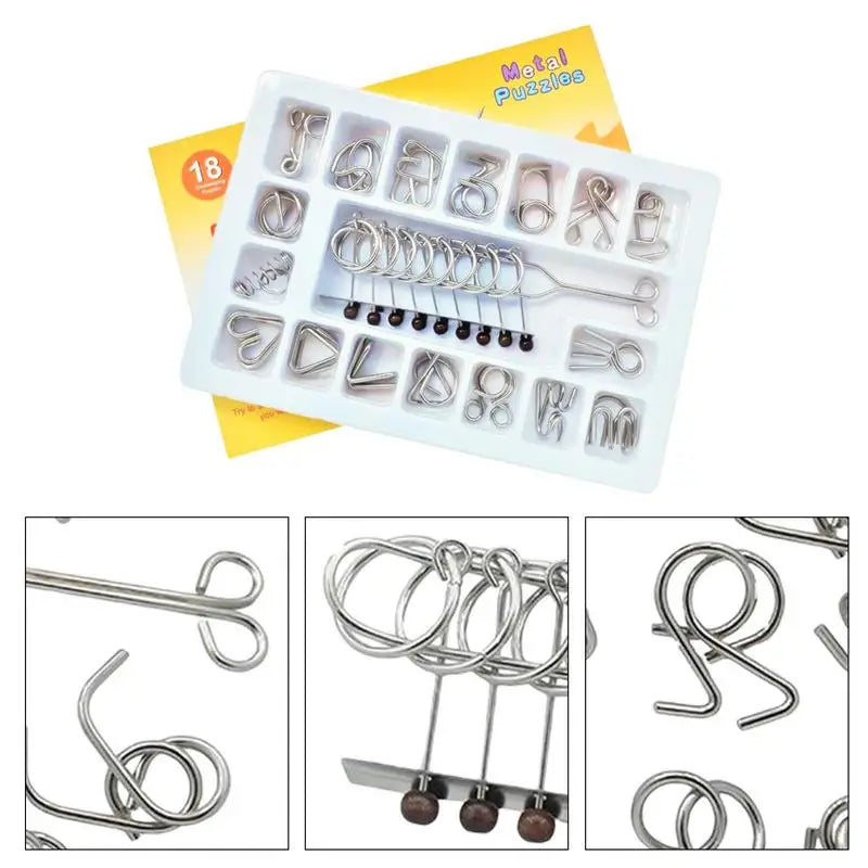 Metal Wire Puzzle Brain Childhood Developmental Activity