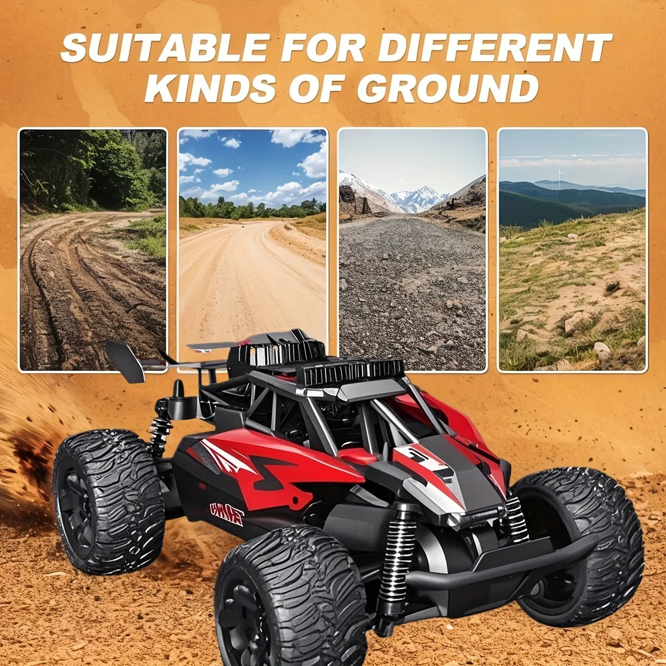 Off-road toy car remote cool safety