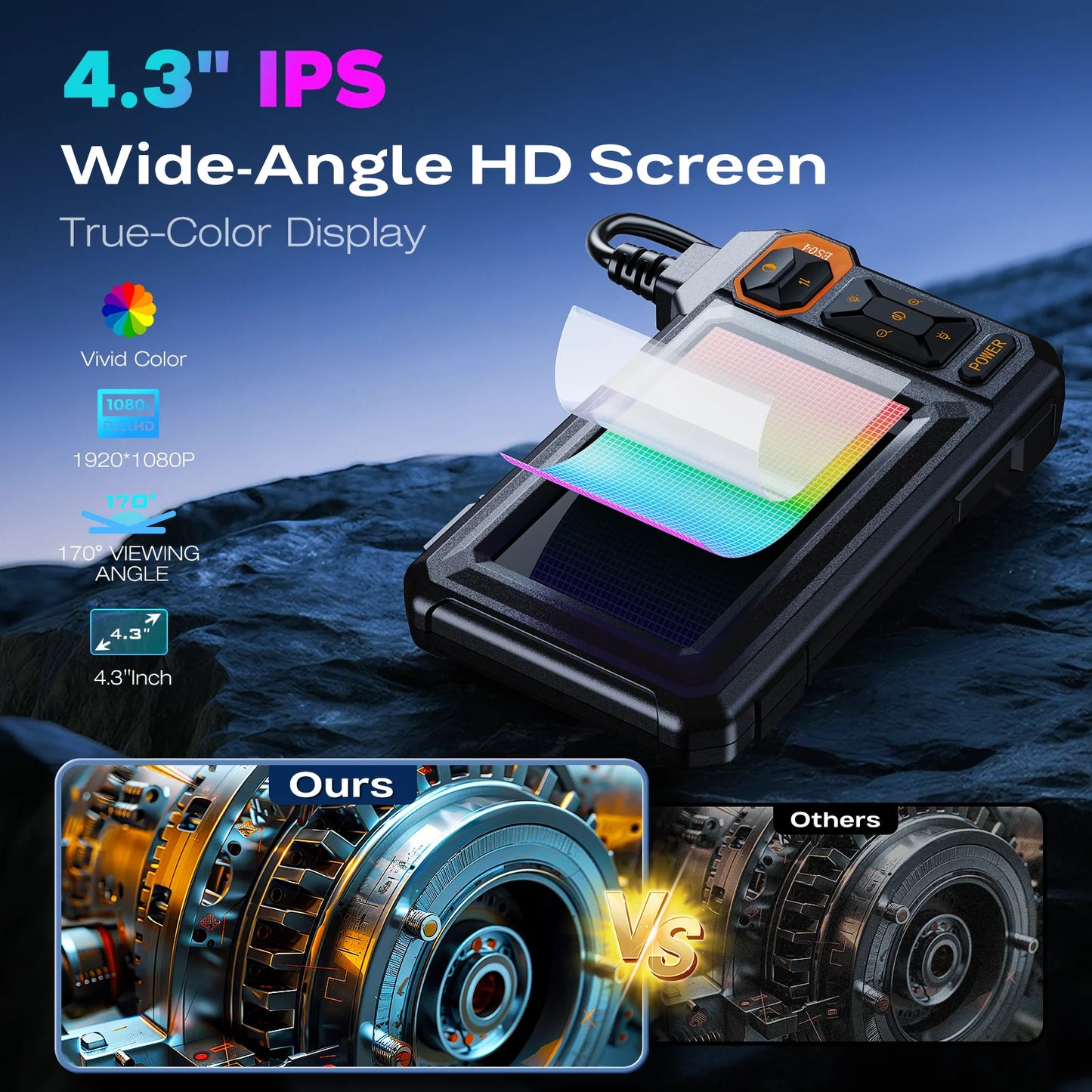 Industrial Endoscope Camera Inspection Borescope Car Sewer