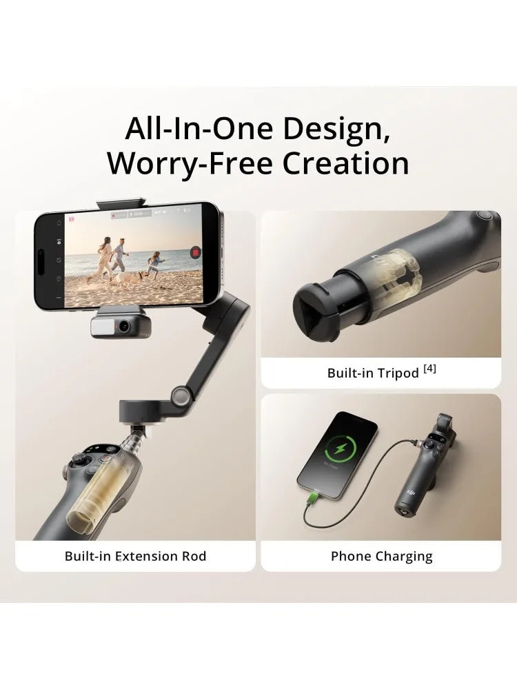 Mobile Stabilizer iPhone, Android, Native Tracking, Lighting,