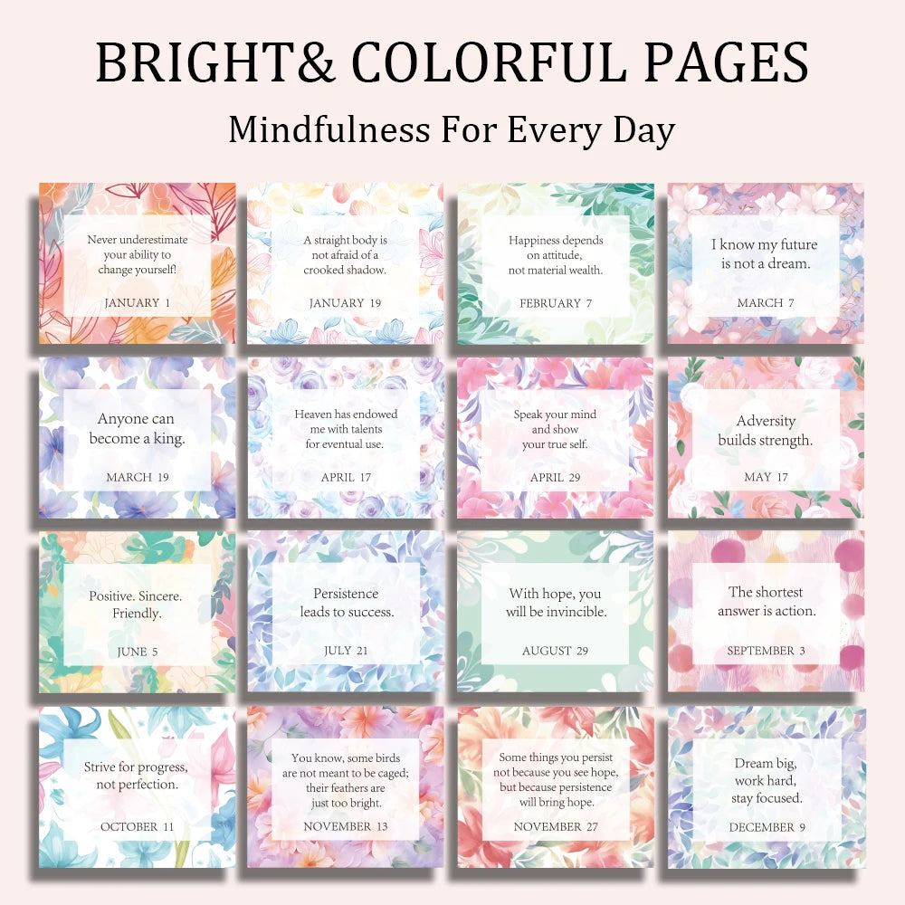 365 Days Affirmations Desktop Calendar Inspirational Quotes