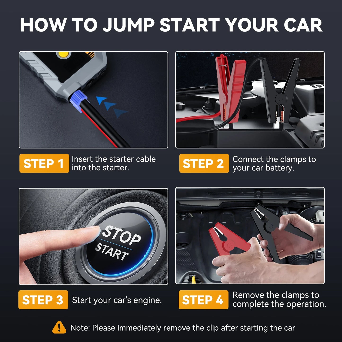 Power Bank Car Auto Start Portable Charger