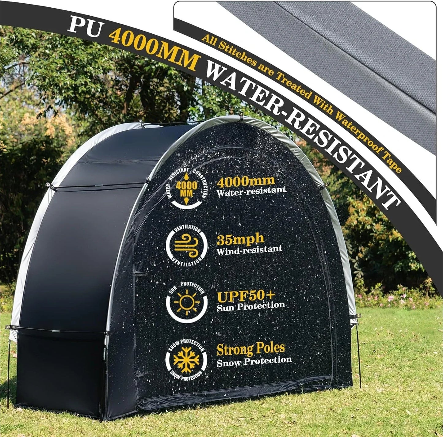 Bike Storage Tent, Outdoor Oxford Fabric Waterproof