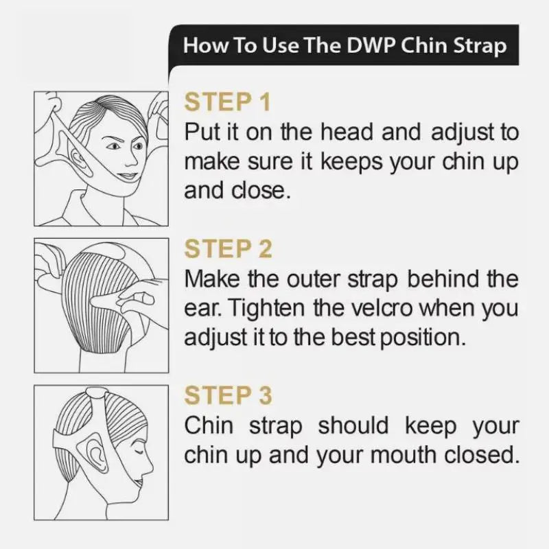 Mouth Guard Adjustable Anti-Snoring Strap Sleep Devices