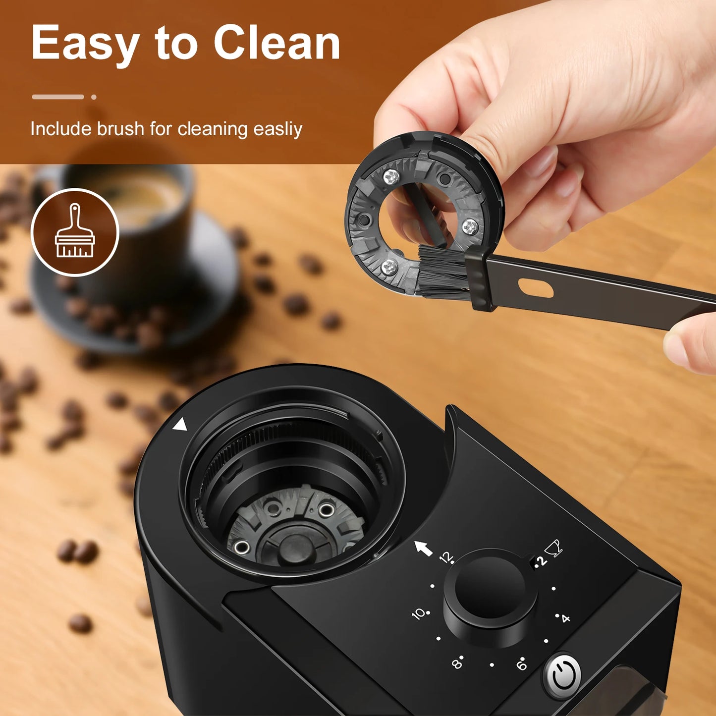 Electric Coffee Bean Grinding Espresso French Press Drip