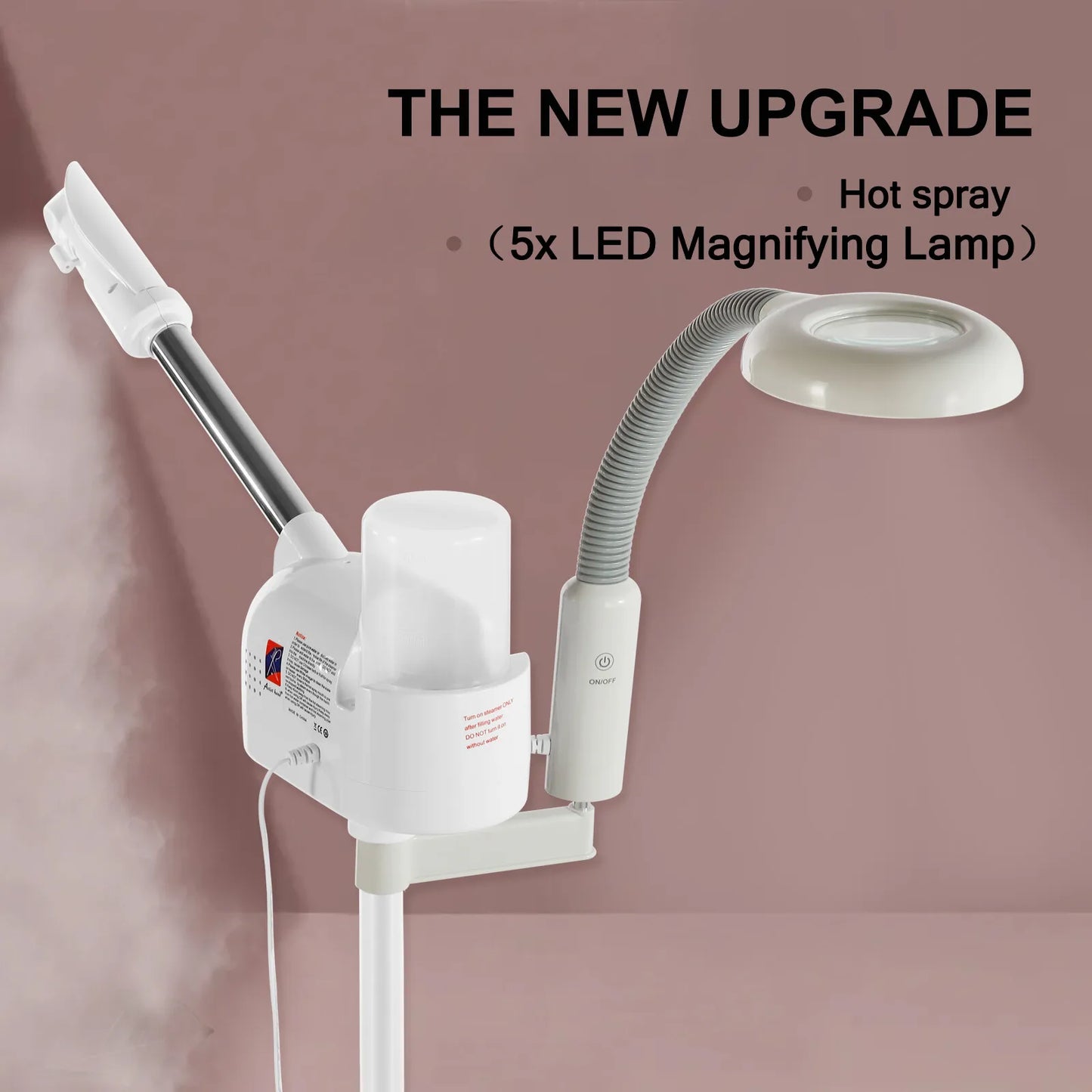 Hot Facial Steamer Magnifying Lamp Skin Care