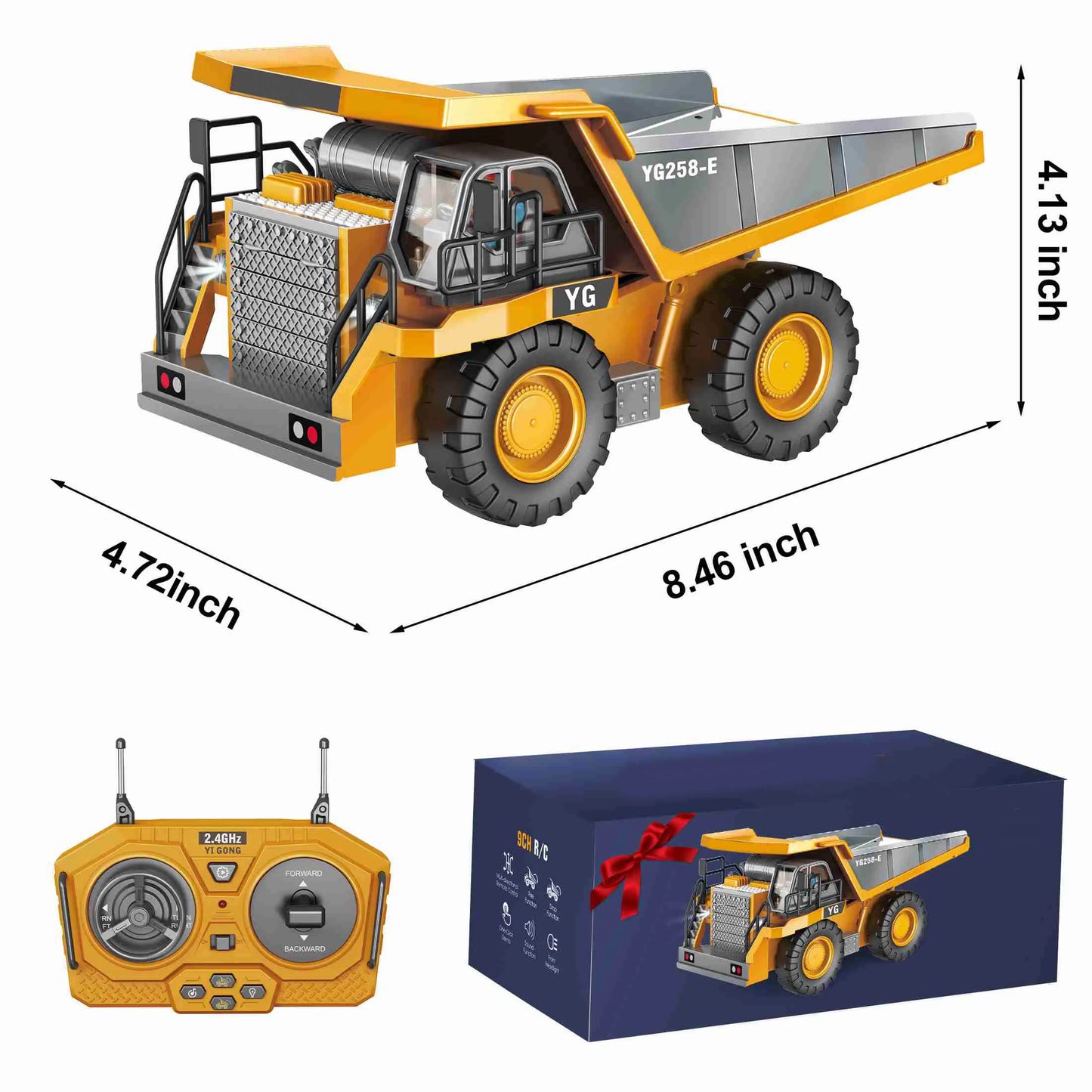 Dump Truck Channel Double Battery Remote Sound
