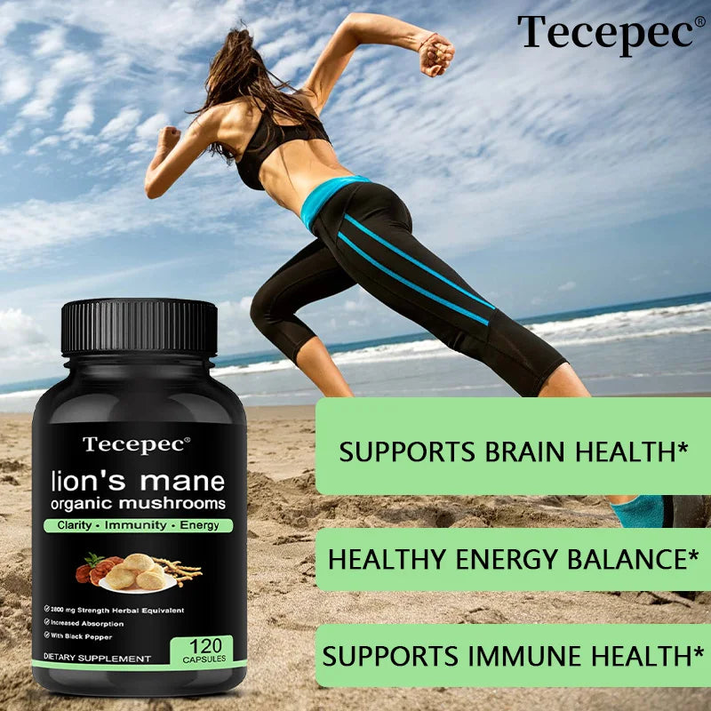 Mushrooms Supplements - Strength, Memory, Focus Nerve Health