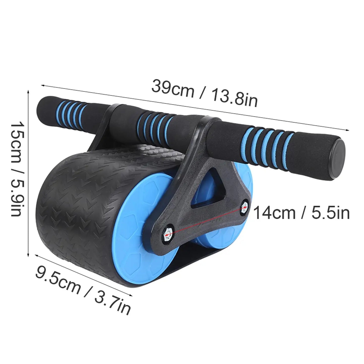 Spring Back Wheels Roller Abdominal Push‑up
