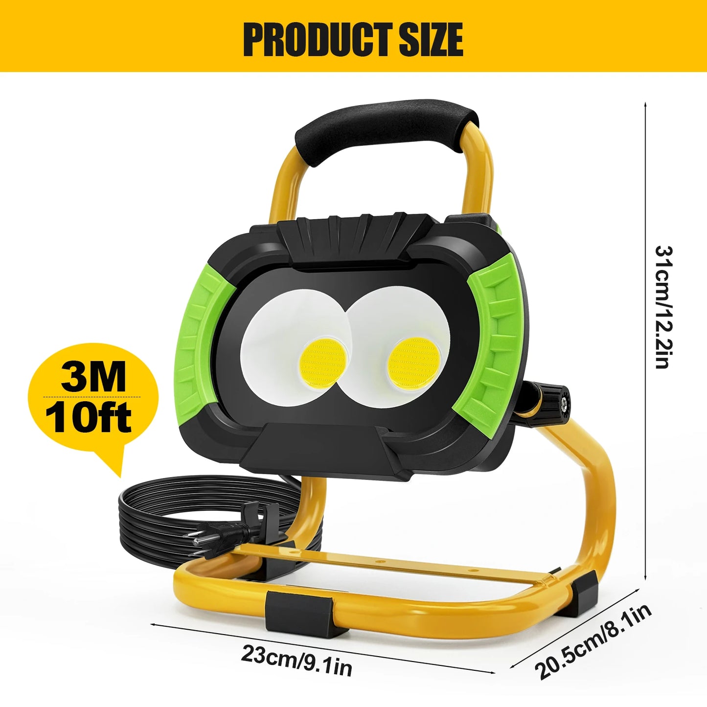 Hybrid AC/DC Work Light LED Rechargeable