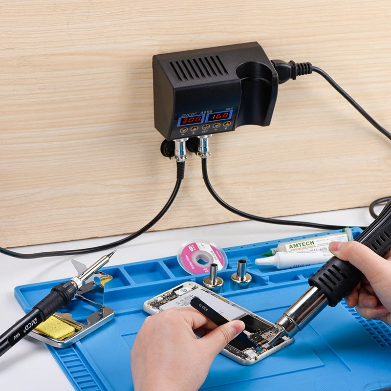 Soldering Station LCD Digital Rework Welding Tools