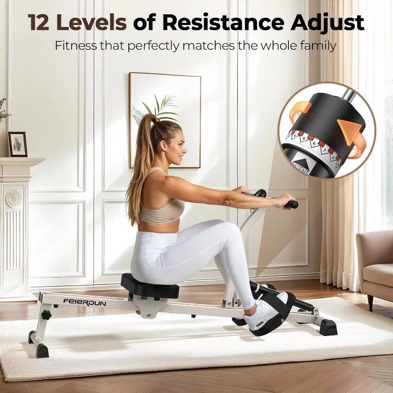 Adjustable Rowing Machine Home Resistance Complete Body