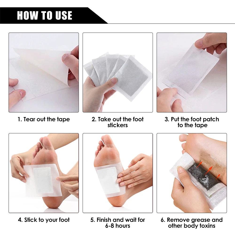 Patches Relief Feet Sleep Herbal Relieve Stress