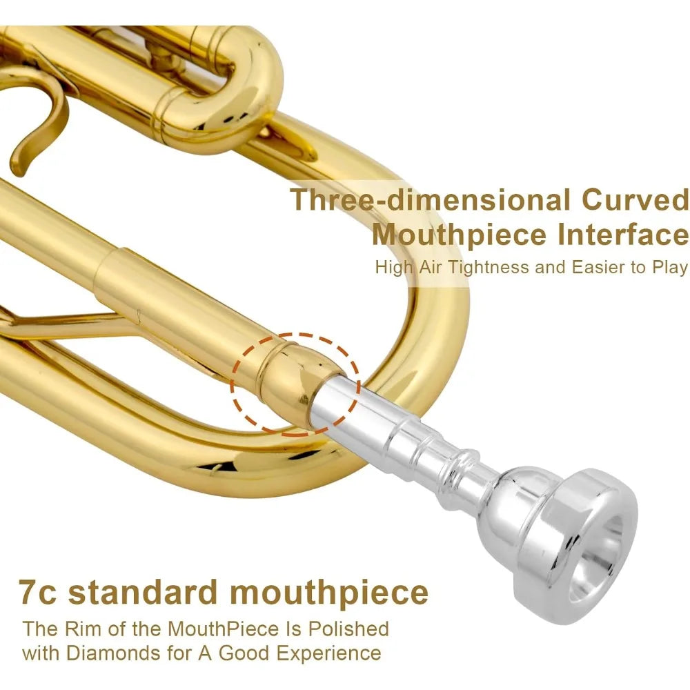 Trumpet Beginners, Student Hard Case, Mouthpiece, Girls