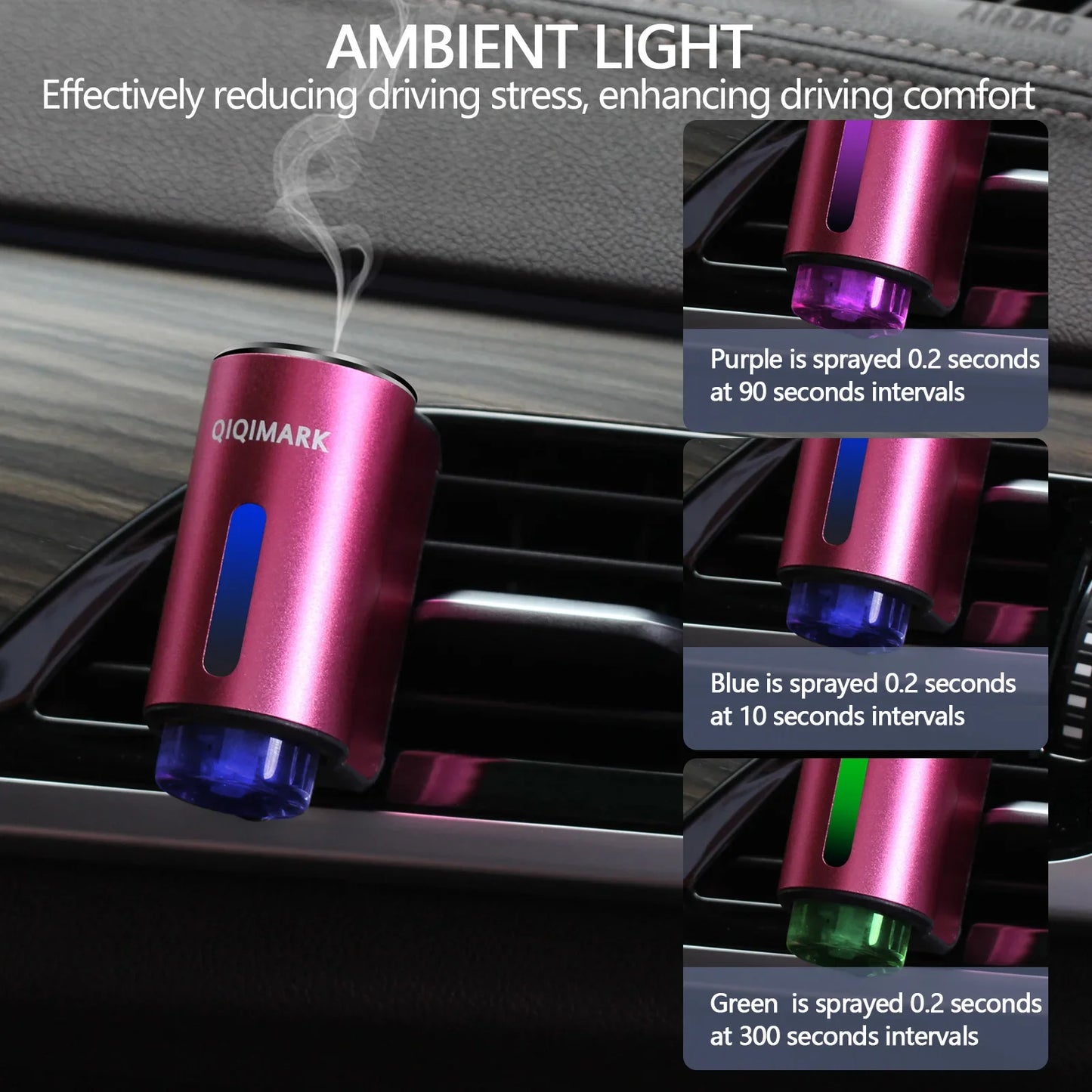 Car Air Aromatherapy Diffuser,Fragrance Fresheners Adjustable