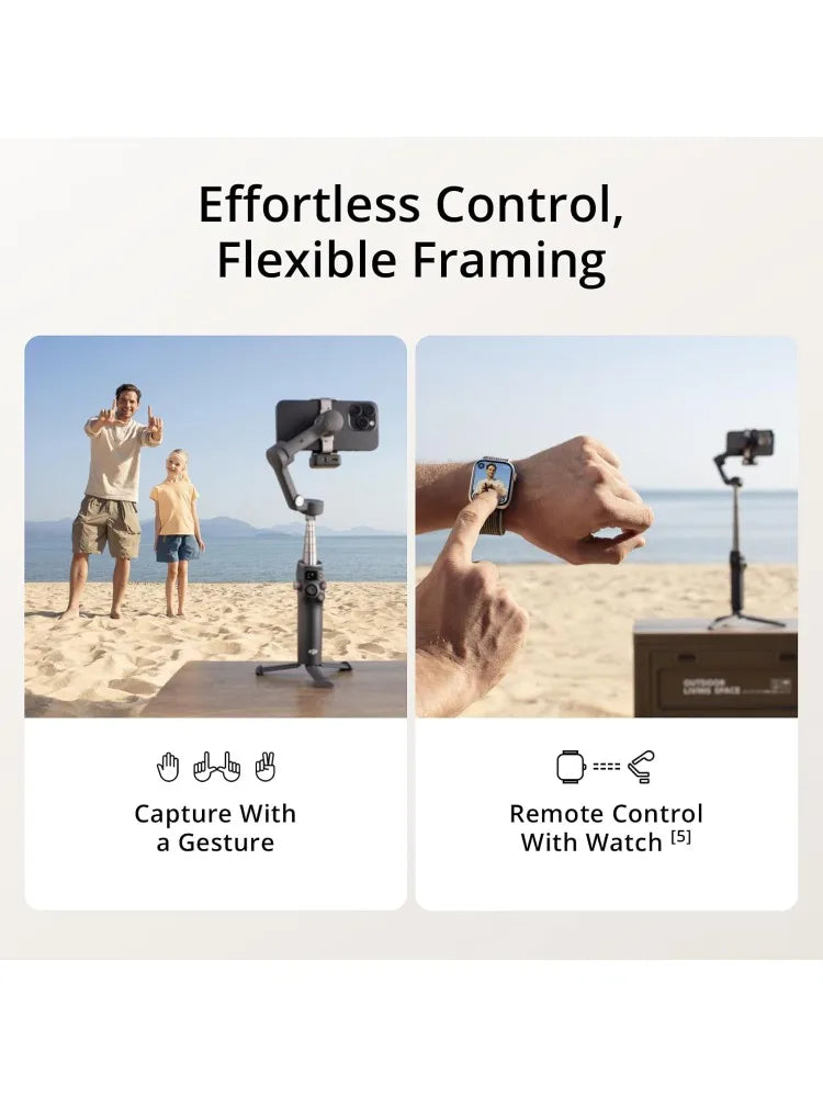 Mobile Stabilizer iPhone, Android, Native Tracking, Lighting,