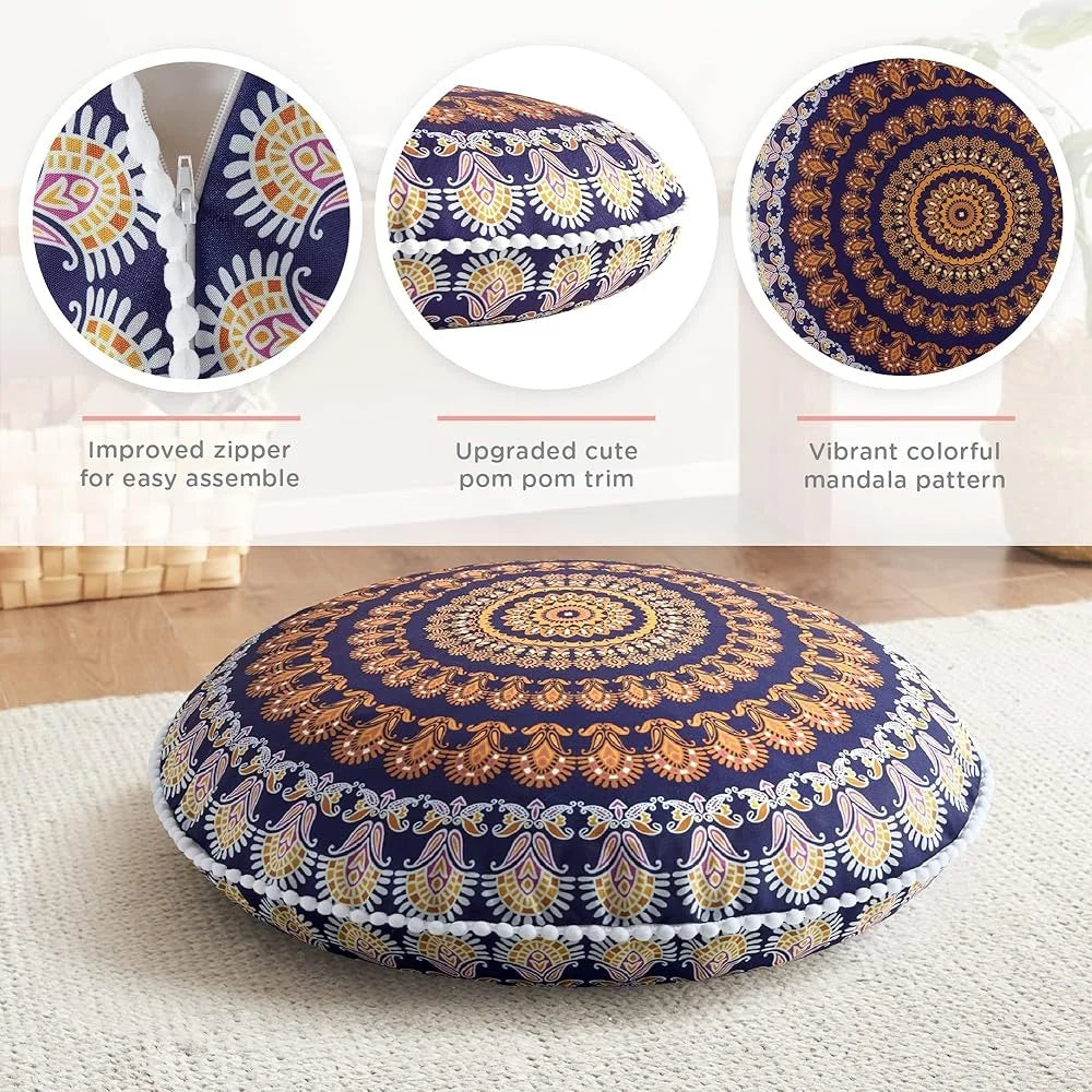 Large Meditation Floor Pillows Foam Cushions Comfortable