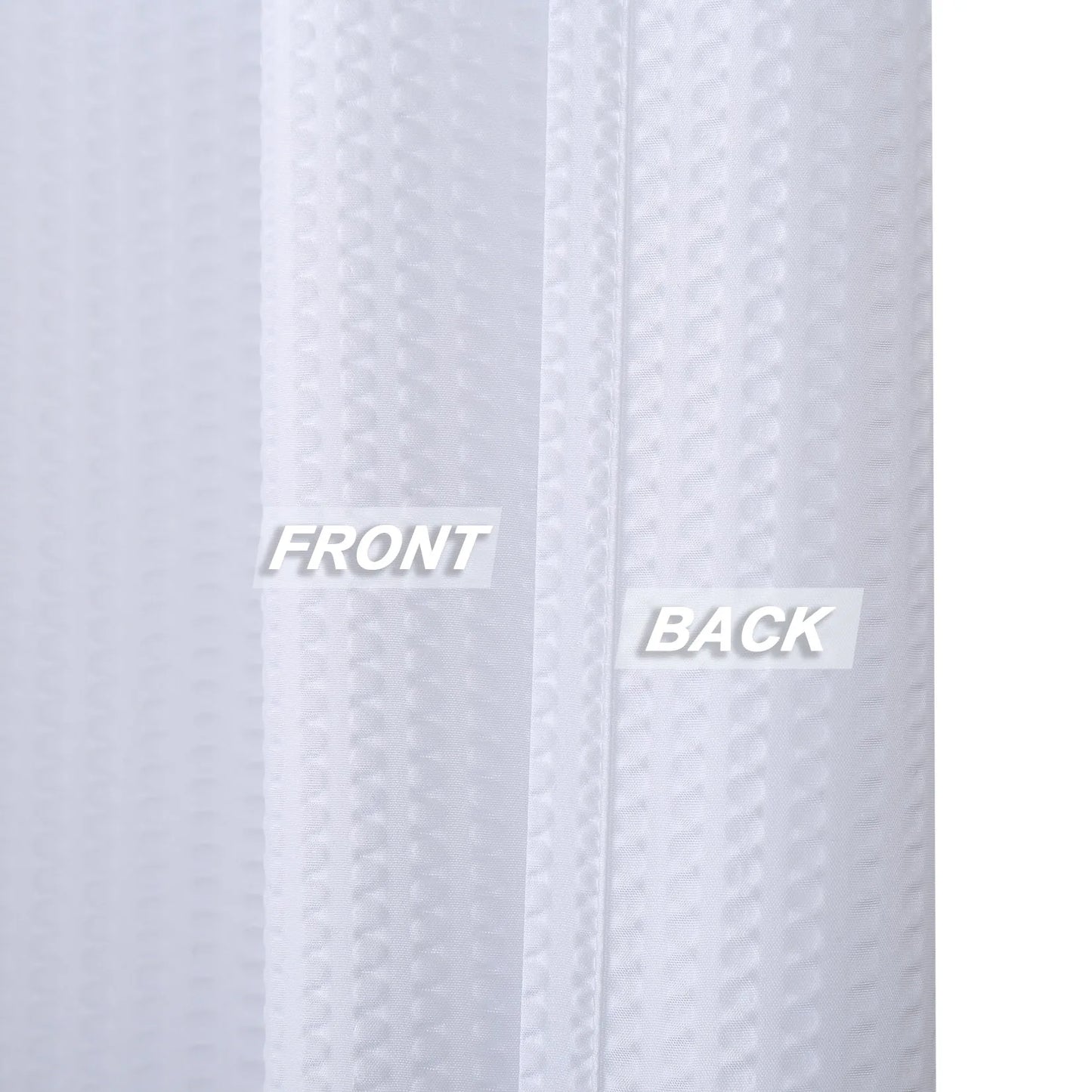 Microfiber Shower Curtain Liner Bathroom, Bathtub Repellent