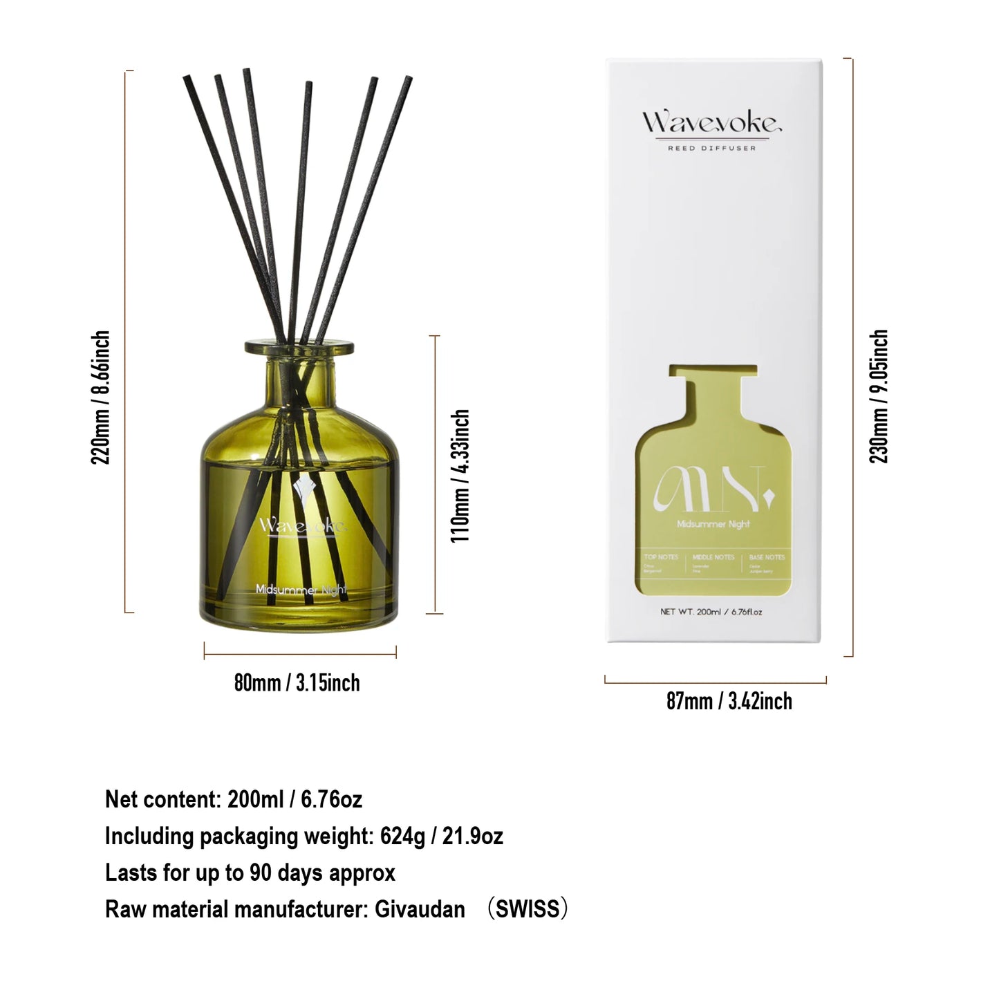 Rattan Scented Reed Diffuser Sticks Home Fragrance