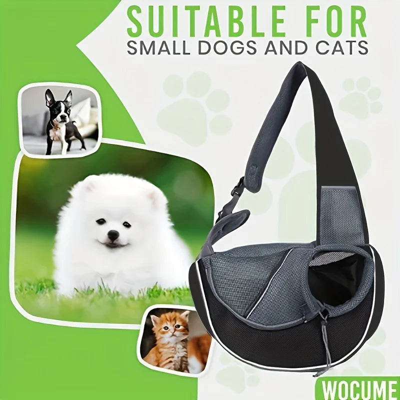 Mesh Breathable Crossbody Cat Dog Travel Walking