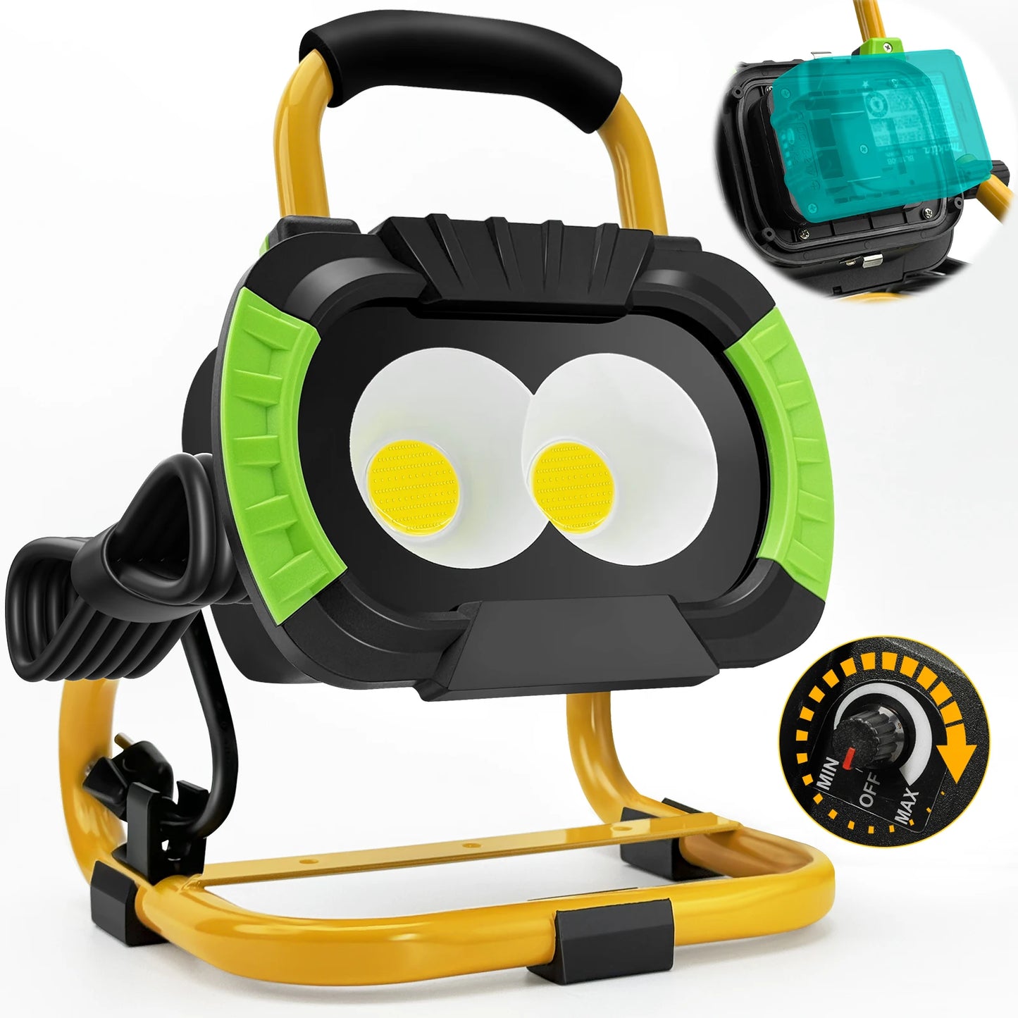 Hybrid AC/DC Work Light LED Rechargeable