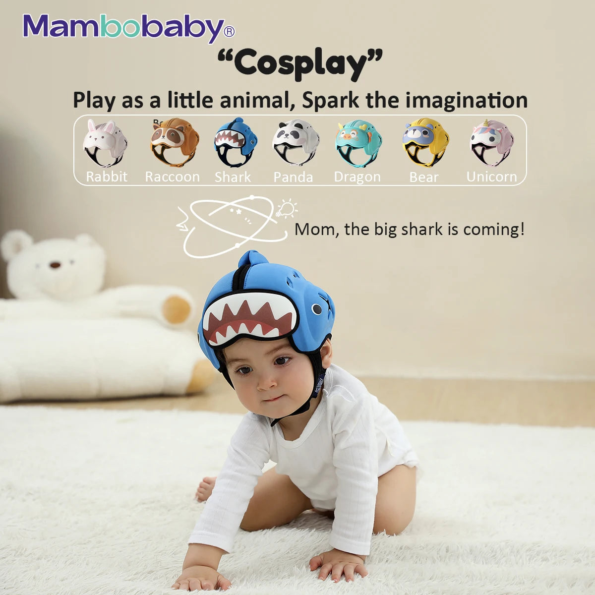 Safe Helmet Toddler Headgear Infant Crawl, injury