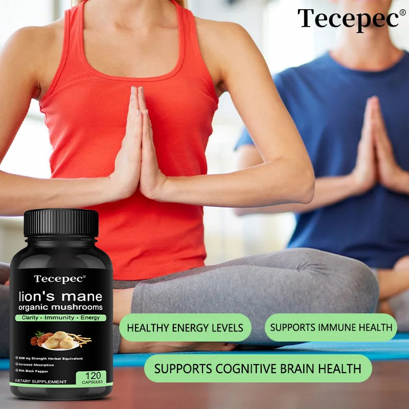 Mushrooms Supplements - Strength, Memory, Focus Nerve Health