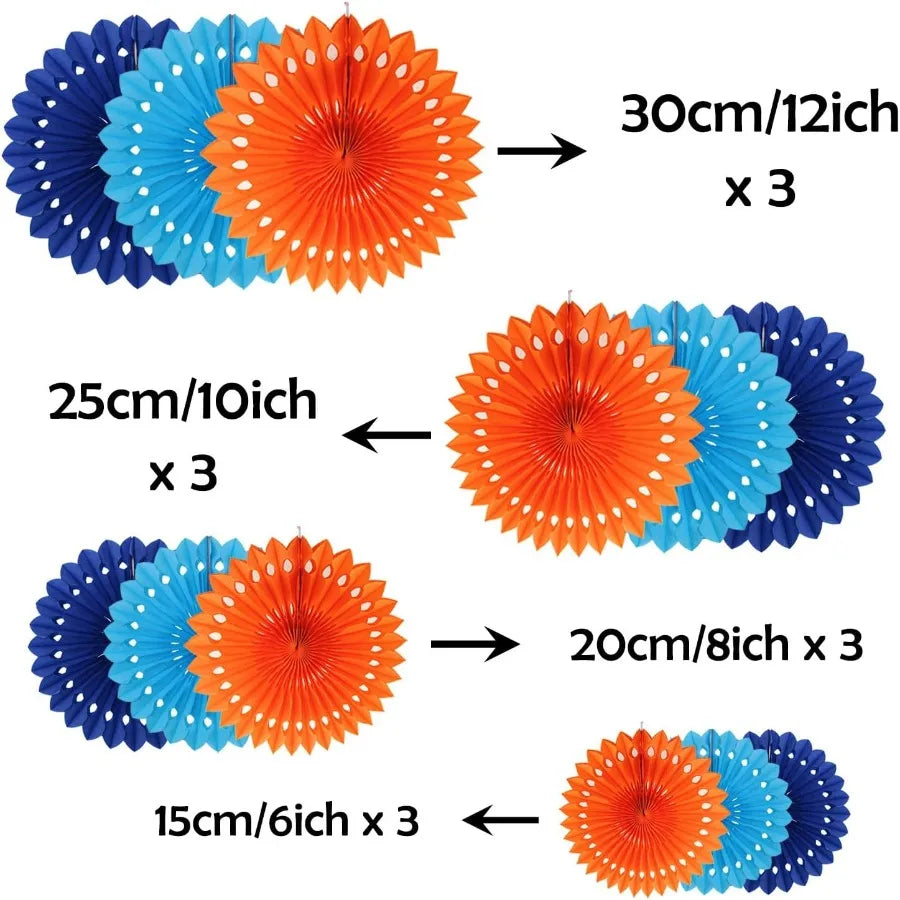 Hanging Paper Decorations Honeycomb Round Birthday Wedding