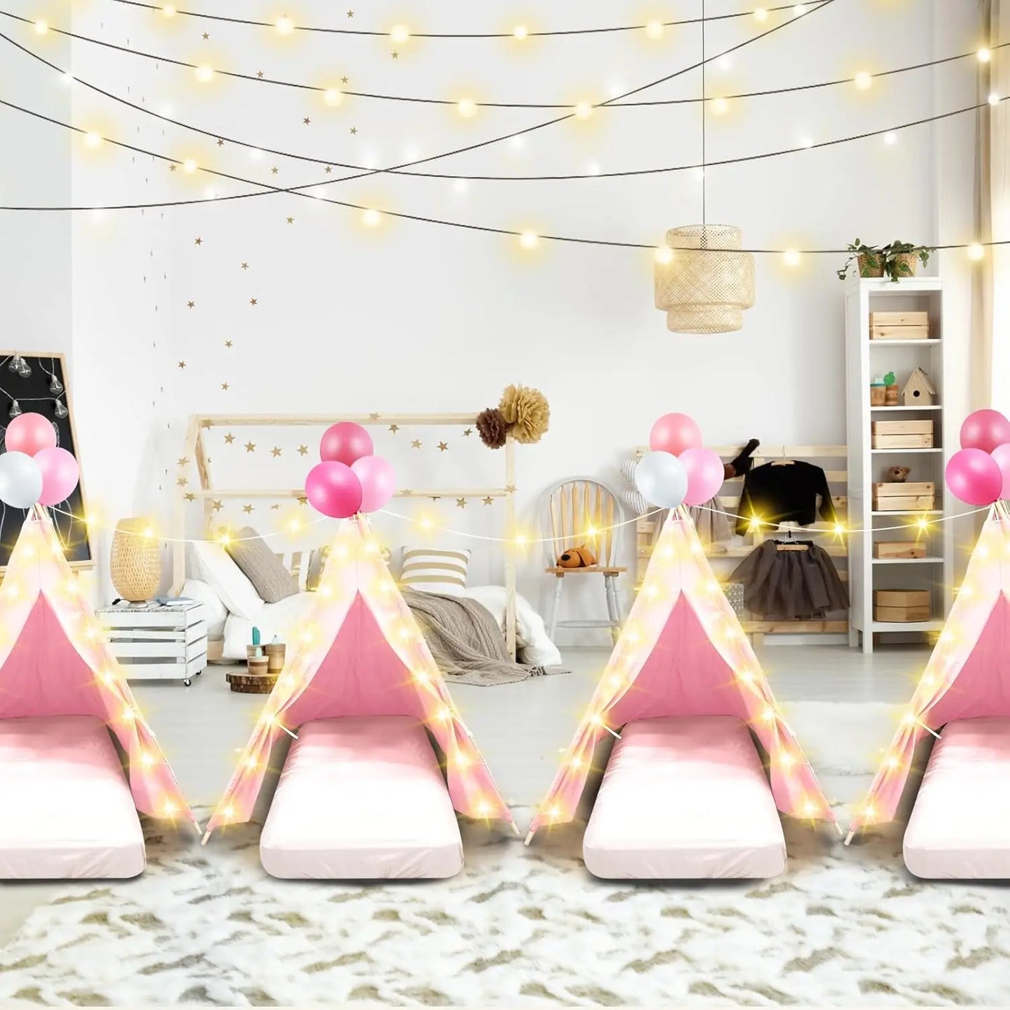 6 Pack Sleepovers Teepee Bulk Mattress Sheet