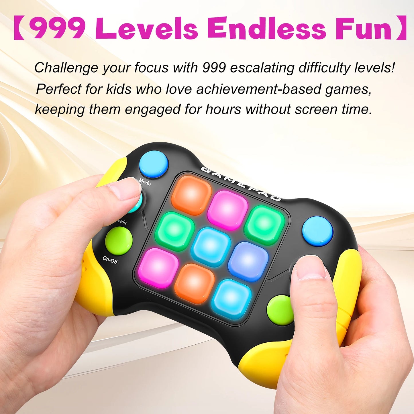 Electronic light fidget handheld games children adults