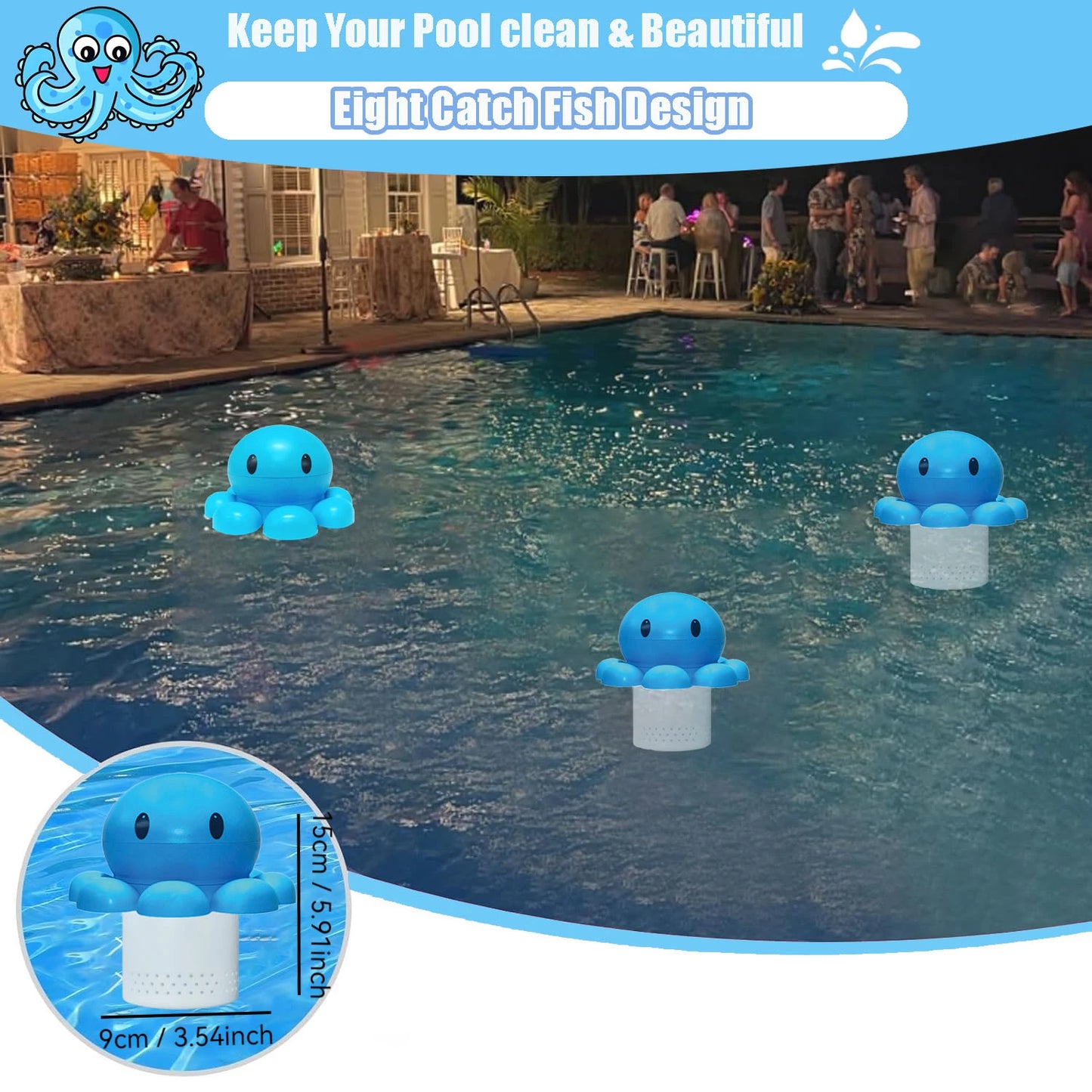 Pool Chlorine Float, Dispenser Large Small Swimming Bathtubs