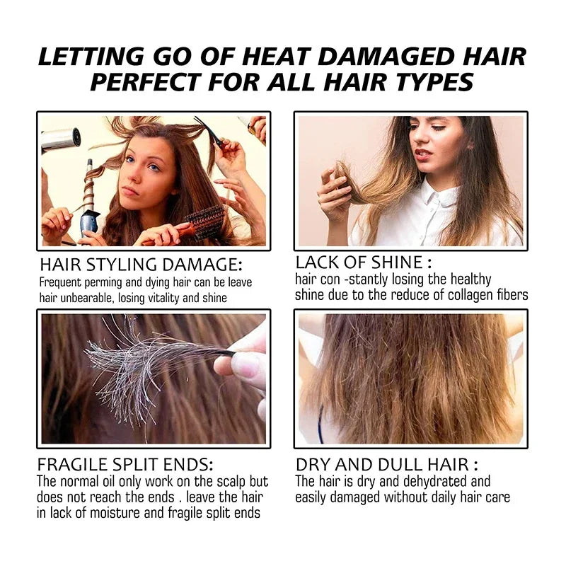 Keratin Hair Mask Repairing Frizz Dry Hair