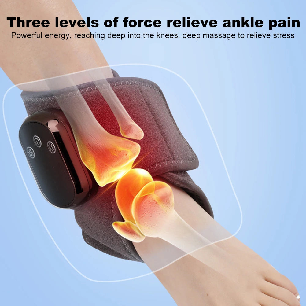 Cordless Heated Ankle Foot Massager Achilles Tendonitis