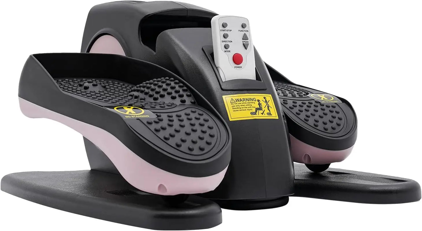 Seniors Seated Pedal Exerciser Machine Remote Control=