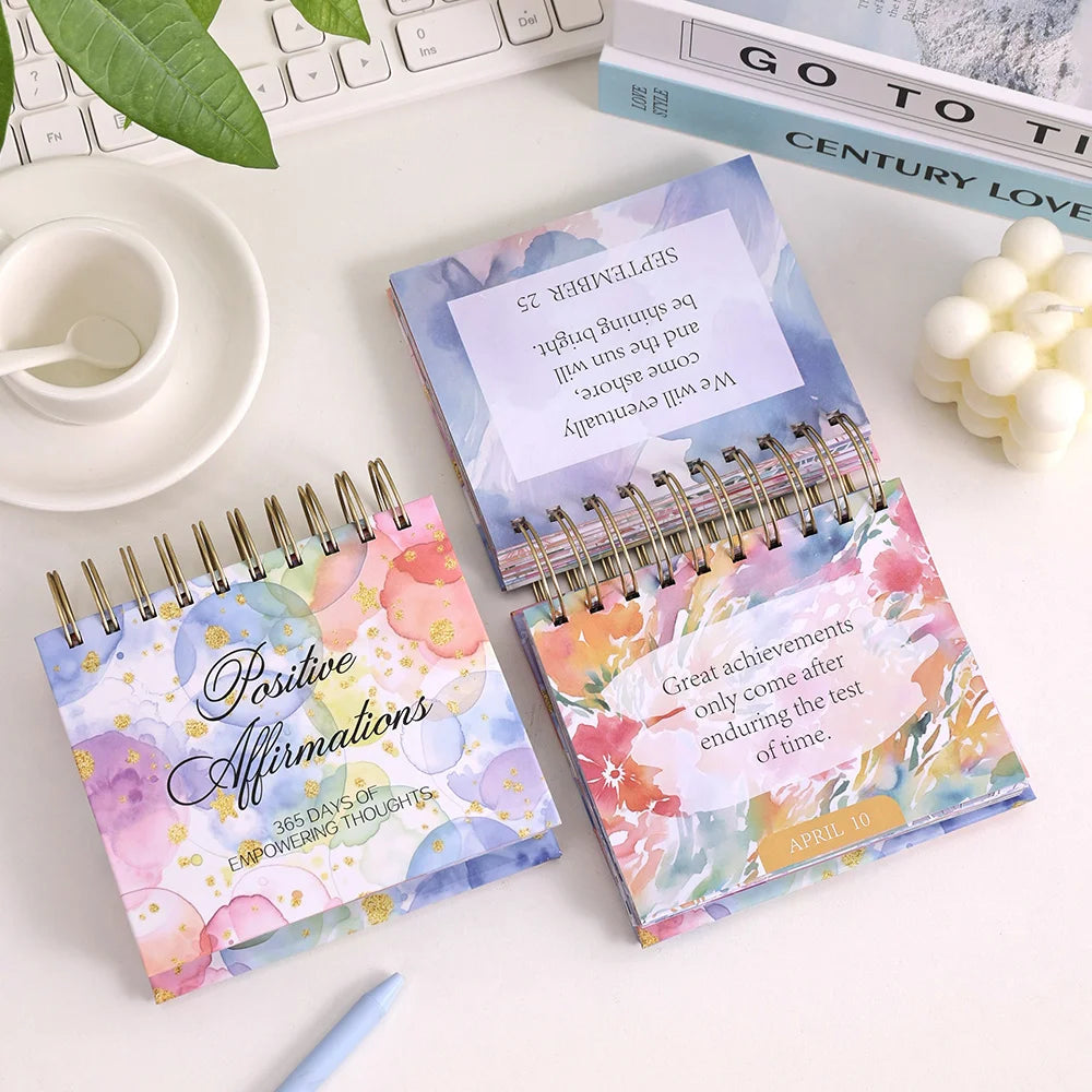 365 Days Affirmations Desktop Calendar Inspirational Quotes