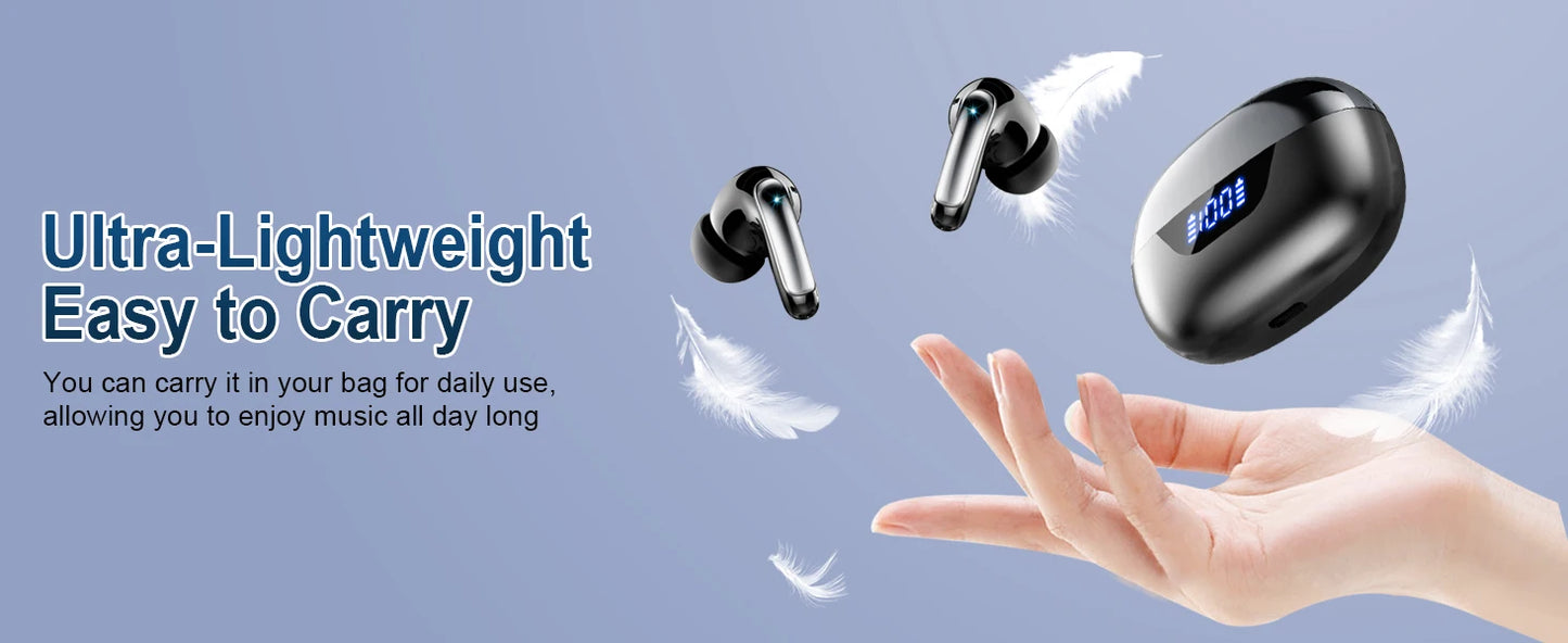 Stereo Headphones, Bluetooth Clear Calls ,Noise Cancelling