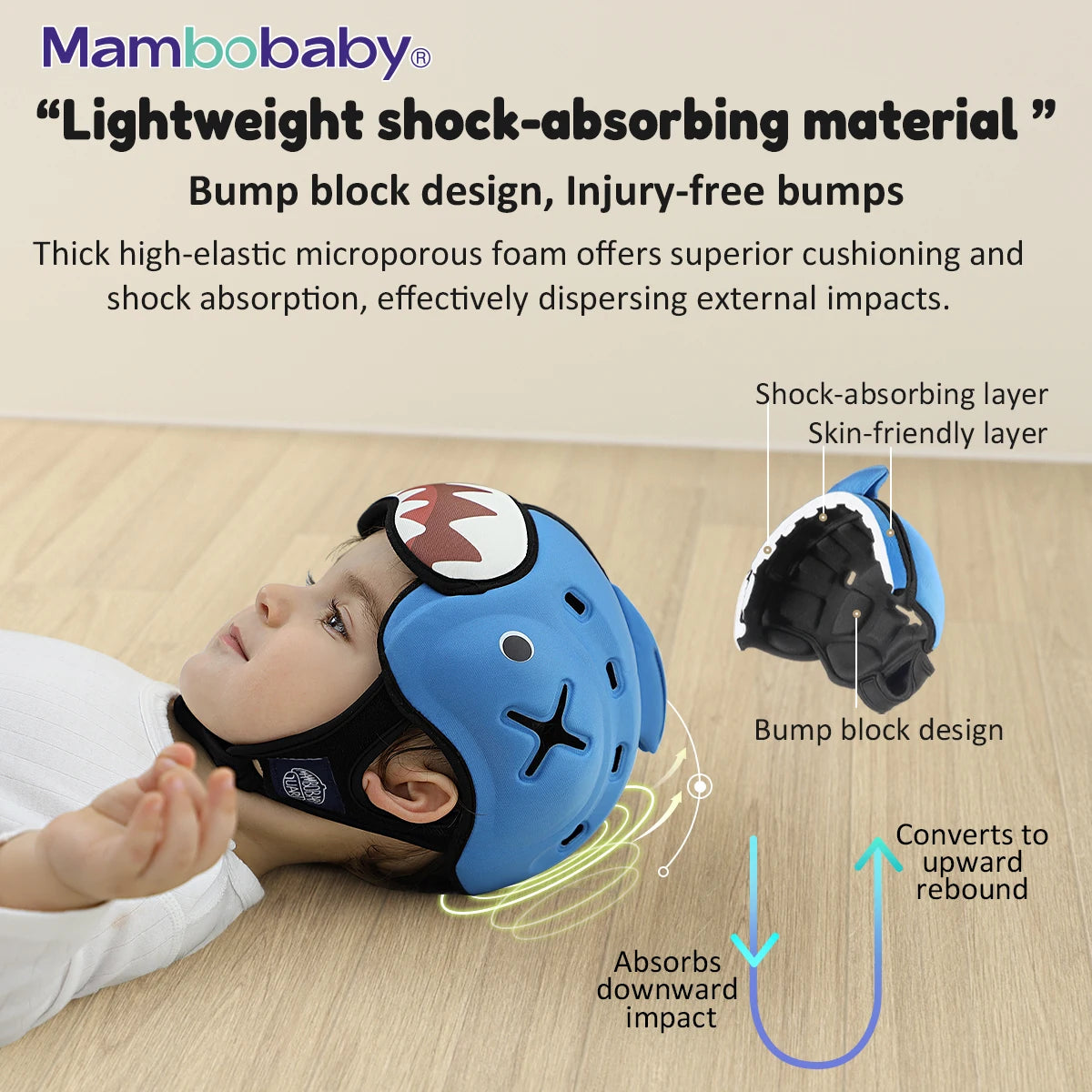 Safe Helmet Toddler Headgear Infant Crawl, injury
