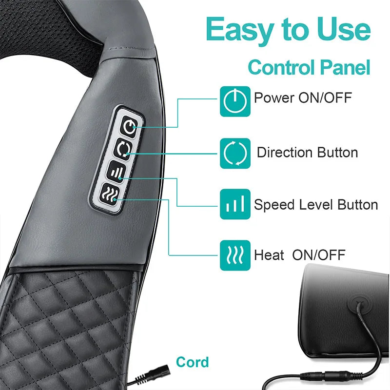 Electric Neck Back Shoulder Kneading Back Massage