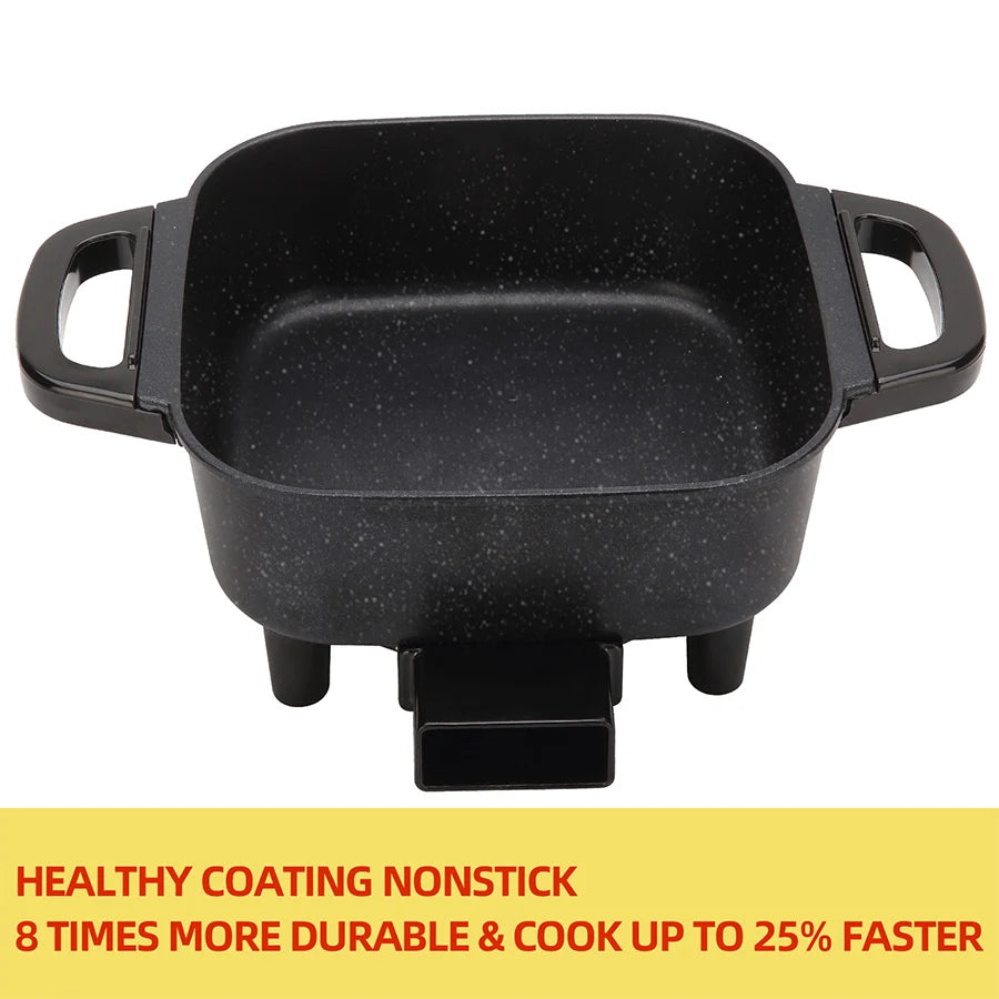Electric Frying Pan, Multifunctional Hot Pot Cooking,