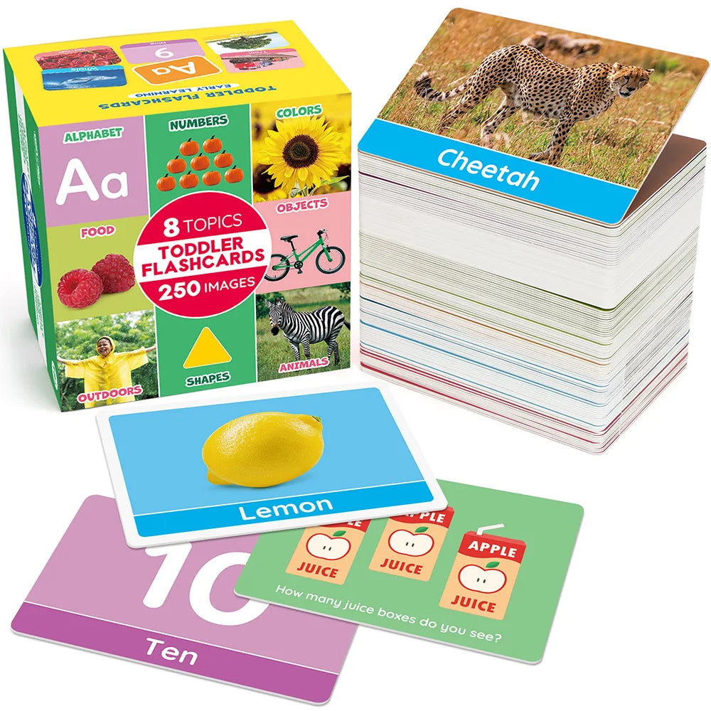 Toddlers Educational Flashcards, Alphabet Number, Preschool Learning